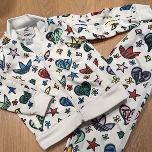 Adidas x JEREMY SCOTT MONOGRAM TRACK SUIT toddler size!!